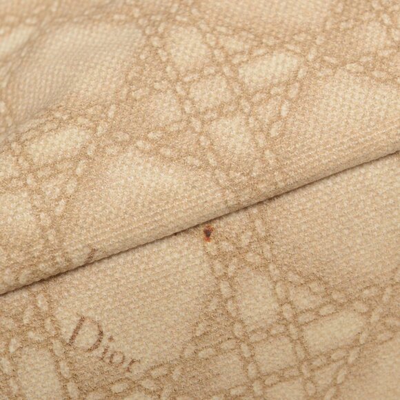 Dior Panarea Beige Tan Leather Canvas Tote - Picture 8 of 16